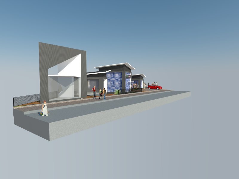 Paseo comercial a cielo abierto Ruta 38 Valle Hermoso